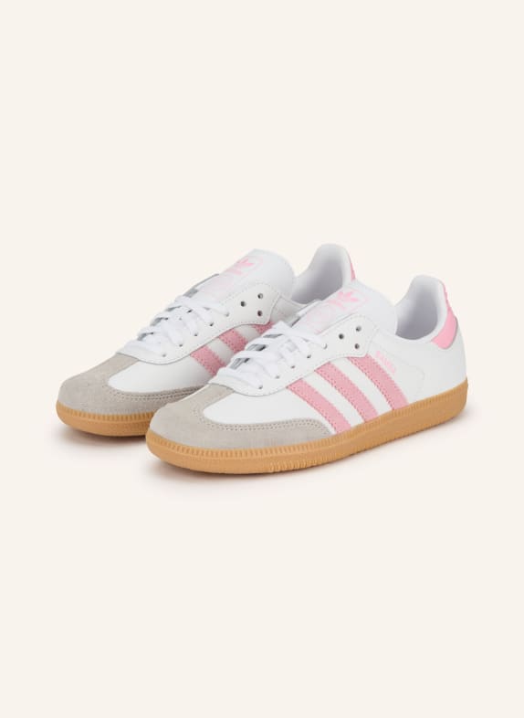 adidas Originals Sneaker SAMBA OG WEISS / ROSA / GRAU