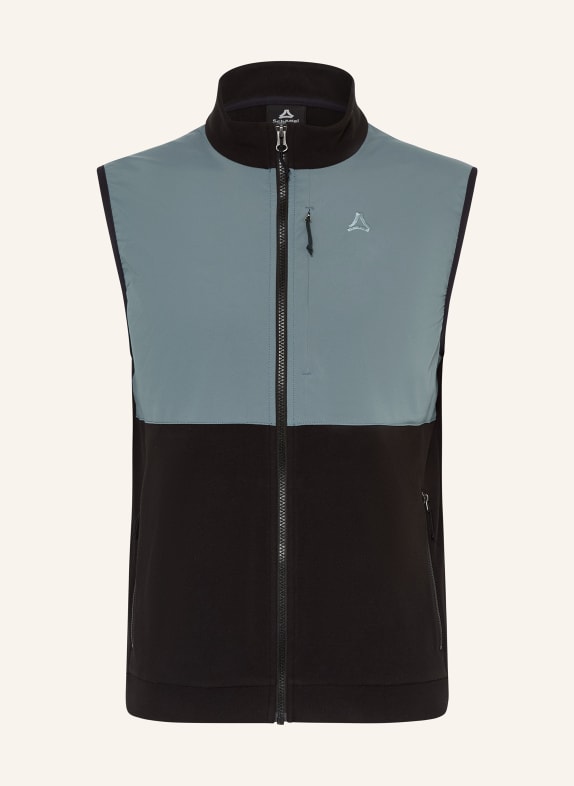 Schöffel Hybrid-Weste ASH SCHWARZ / TÜRKIS