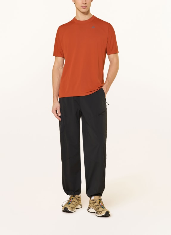 Schöffel T-shirt ENIXA DONKERORANJE