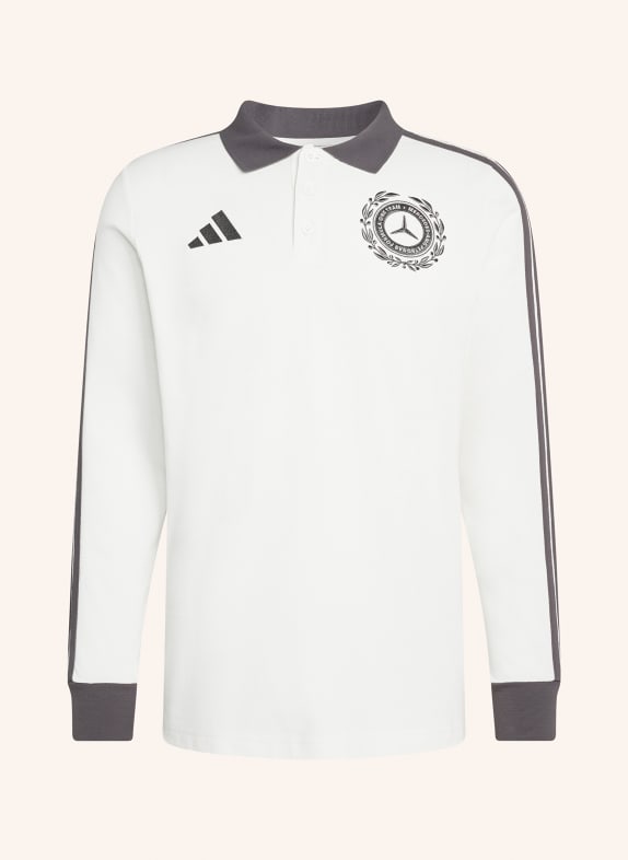 adidas Piqué-Poloshirt MERCEDES - AMG PETRONAS FORMULA ONE TEAM CREME / DUNKELGRAU
