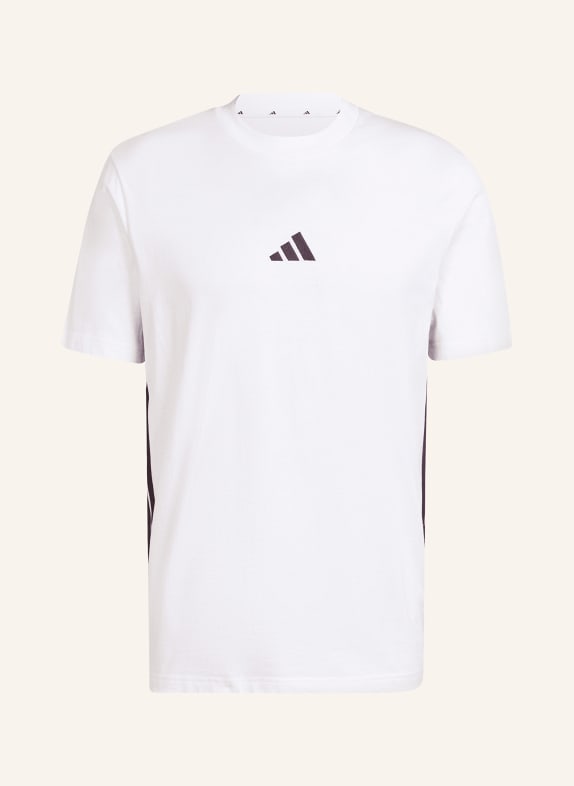adidas T-Shirt ESSENTIALS 3-STRIPES WEISS