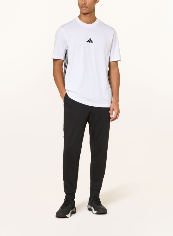 adidas Tricou ESSENTIALS 3-STRIPES ALB