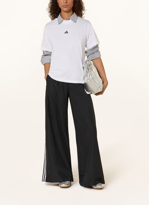 adidas T-shirt ESSENTIALS SMALL LOGO WIT / ZWART
