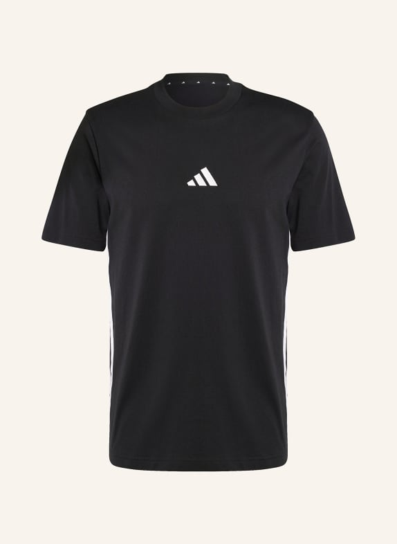 adidas T-Shirt ESSENTIALS 3-STRIPES SCHWARZ