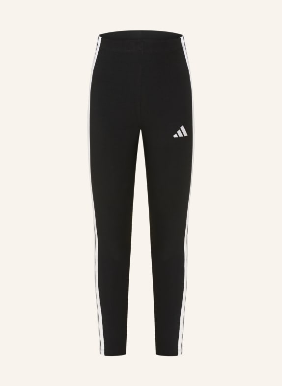 adidas ESSENTIALS 3-STRIPE TIGHTS BLACK
