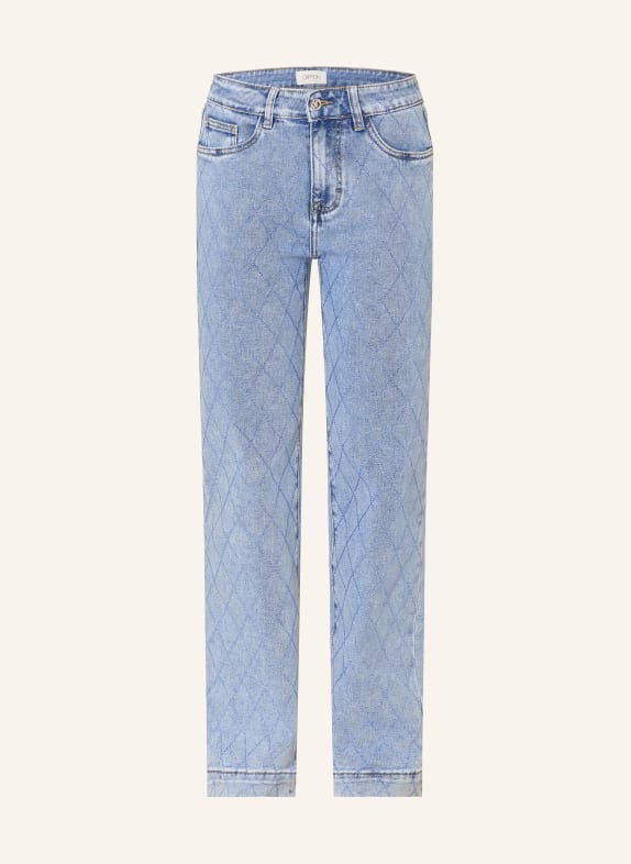 CARTOON Proste dżinsy z kamieniami ozdobnymi 8618 LIGHT BLUE DENIM