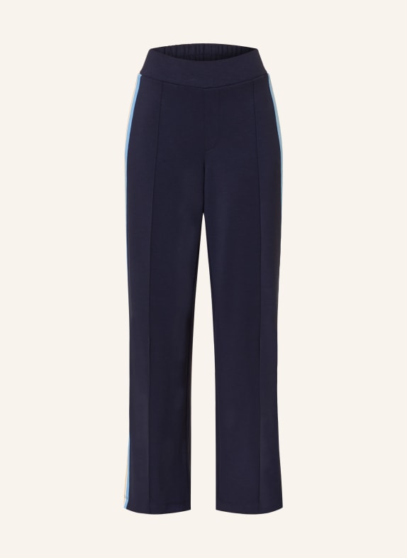 CARTOON Spodnie dżersejowe z galonowymi paskami GRANATOWY / JASNONIEBIESKI / BIAŁY