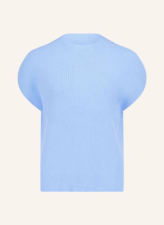 CARTOON sleeveless sweater LIGHT BLUE