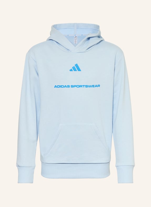 adidas Hoodie SLOGAN HELLBLAU