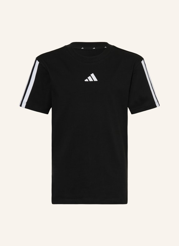 adidas T-Shirt ESSENTIALS SCHWARZ / WEISS