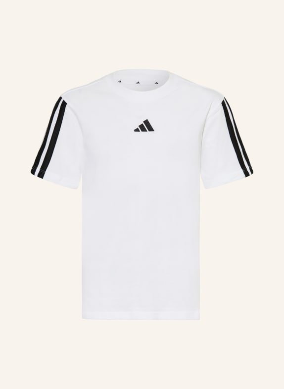 adidas T-Shirt ESSENTIALS WEISS / SCHWARZ
