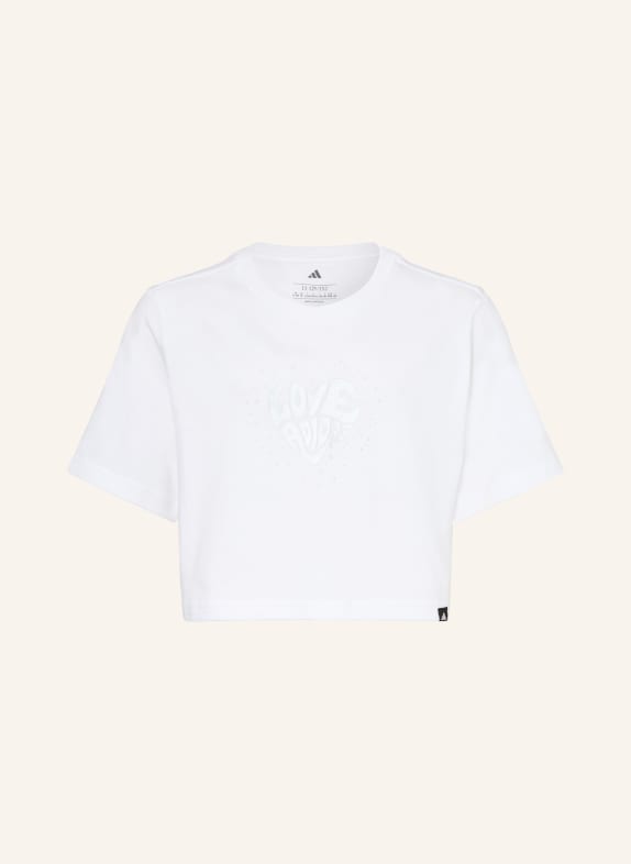 adidas Tričko GLAM BÍLÁ