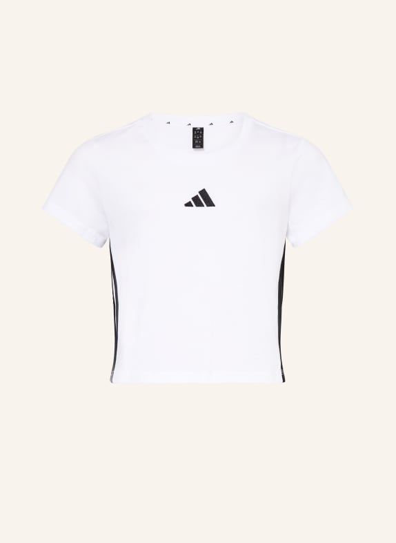 adidas T-Shirt ESSENTIALS WEISS / SCHWARZ