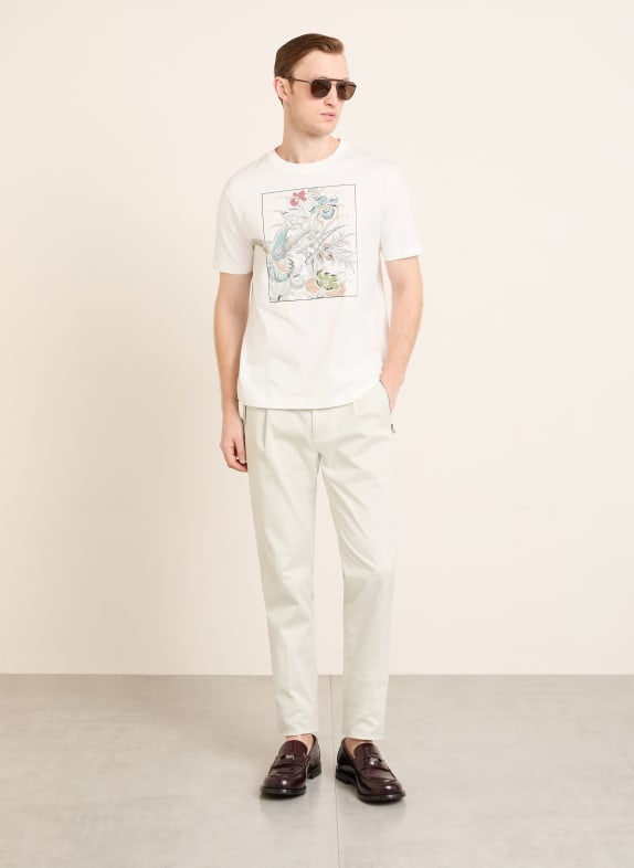 ETRO T-shirt WIT / PETROL