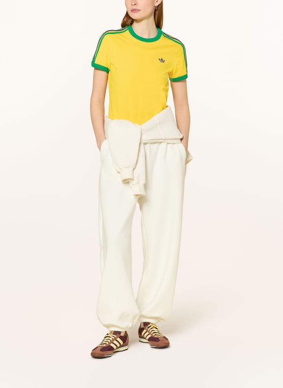 adidas Originals T-shirt met 3 strepen GEEL / GROEN / BLAUW