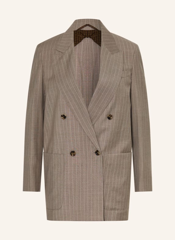 Max Mara Longblazer ACCIAIO TAUPE / CREME