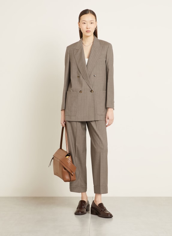 Max Mara Longblazer ACCIAIO TAUPE / CREME