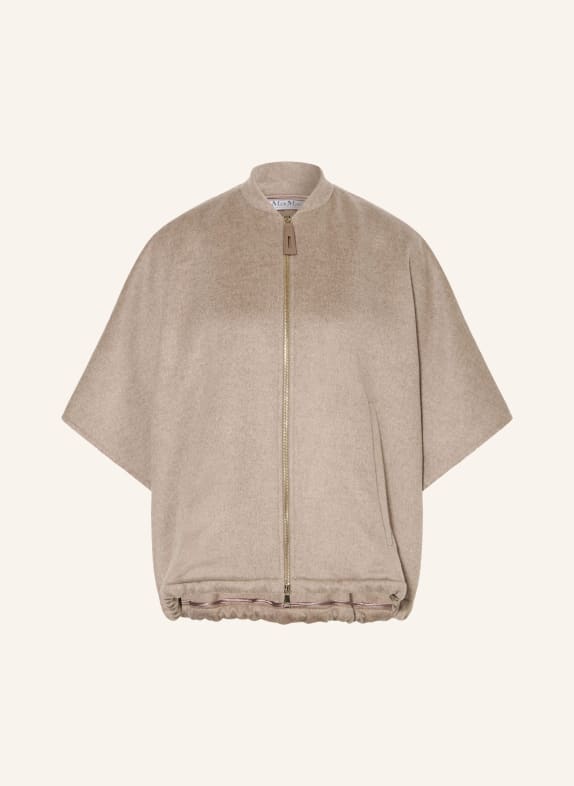 Max Mara Płaszcz z kaszmiru BEŻOWY