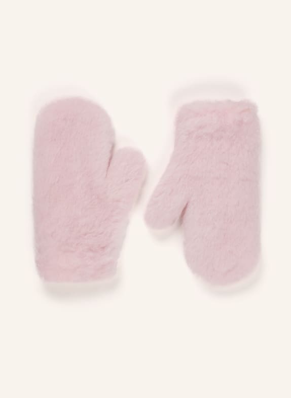 Max Mara Rękawiczki OMBRATO JASNORÓŻOWY