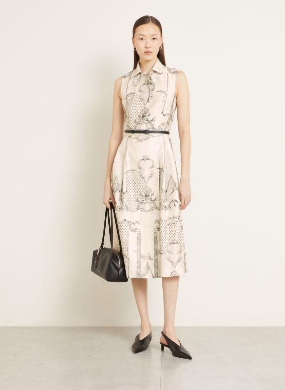 Max Mara Robe TAMBUTO CRÈME / TAUPE