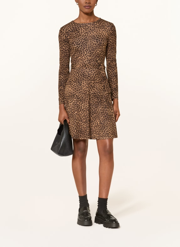 WEEKEND Max Mara Jerseykleid SAVANA CAMEL / BRAUN / SCHWARZ