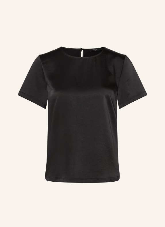 WEEKEND Max Mara ZONA blouse shirt in a mix of materials BLACK