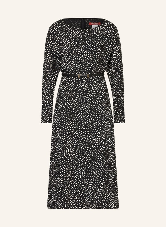 Max Mara STUDIO Kleid PIROGHE SCHWARZ / CREME