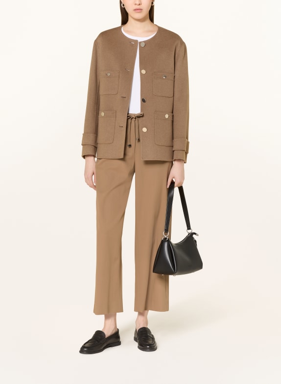 S Max Mara Cabanjacke HELLBRAUN