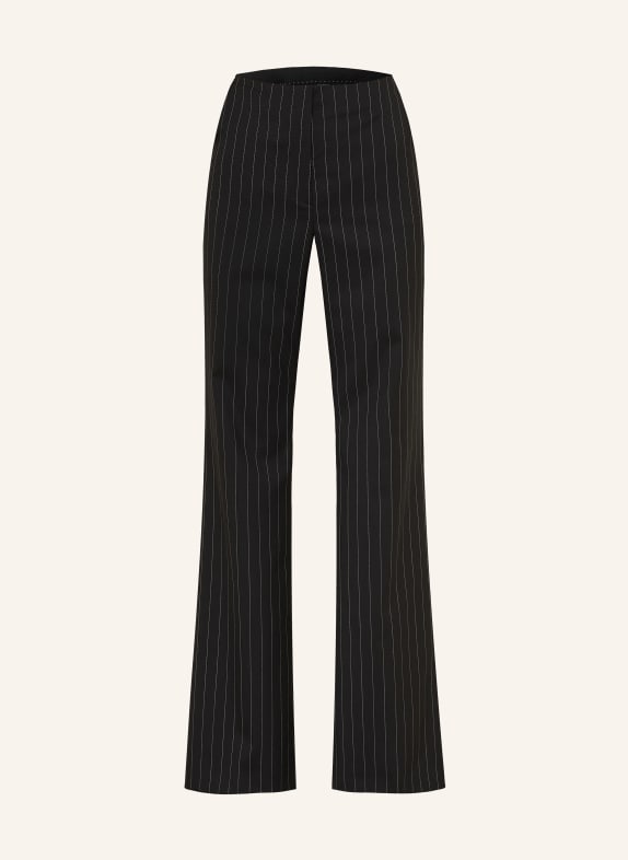 SPORTMAX Pantalon bootcut SPXVISINO NOIR / BLANC