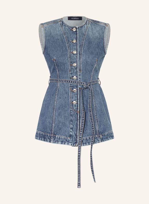 SPORTMAX Jeansweste SPDDOMINIO BLAU