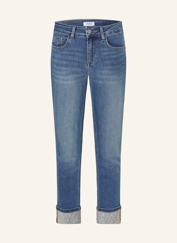 LIU JO Skinny jeans with gemstones 78967 Den.Blu rocket lt.wa