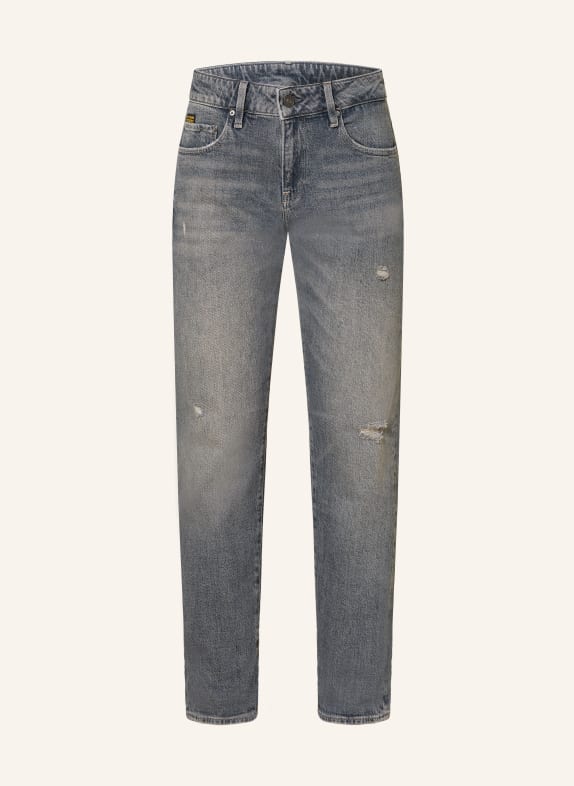 G-Star Boyfriend Jeans KATE H784 worn in electric blue destroyed