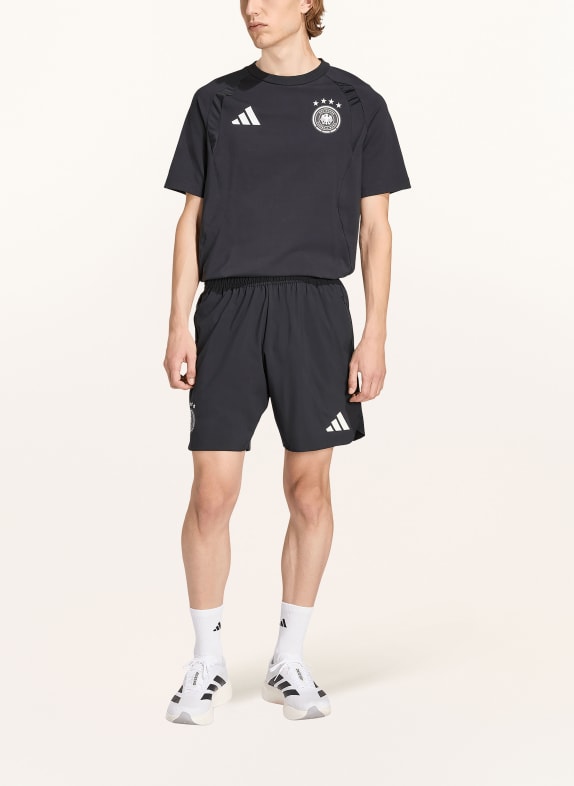 adidas T-shirt DUITSLAND TIRO TRAVEL ZWART