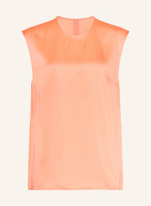 STELLA McCARTNEY saténové tričko LOSOSOVÁ