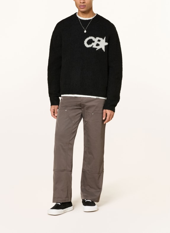 COLE BUXTON Pullover CB STAR SCHWARZ