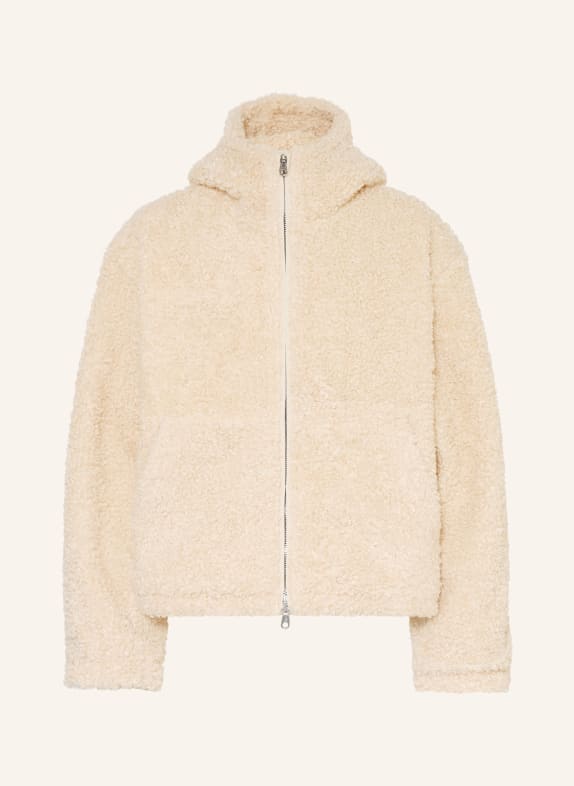 COLE BUXTON teddy fur jacket CREAM
