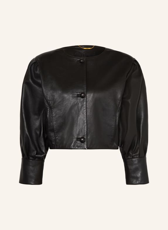 Chloé Lederjacke SCHWARZ