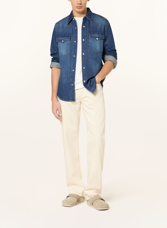 A.P.C. Chemise en jean coupe classique BLEU