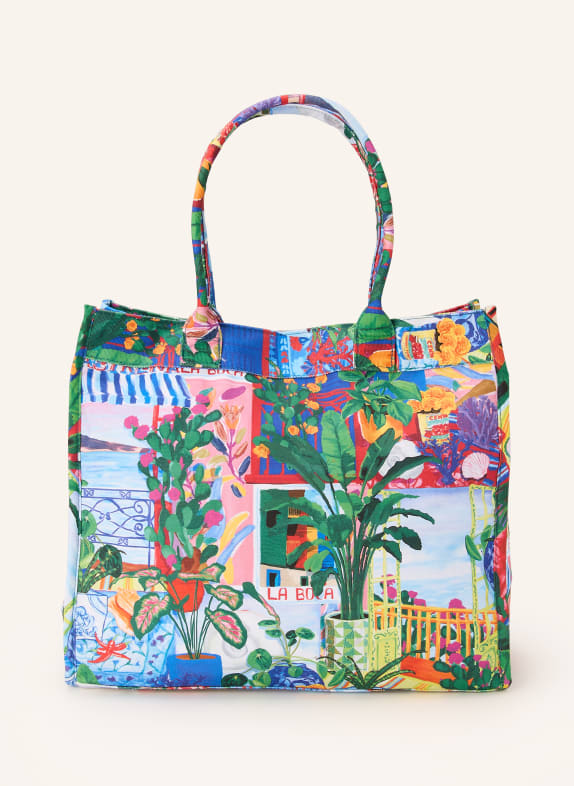 SEAFOLLY Strandtasche LA BOCA BLAU / ROT / GRÜN