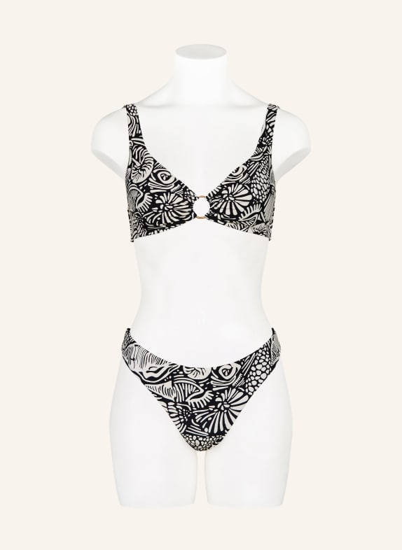 SEAFOLLY Bralette-Bikini-Top SHELLS SCHWARZ / CREME