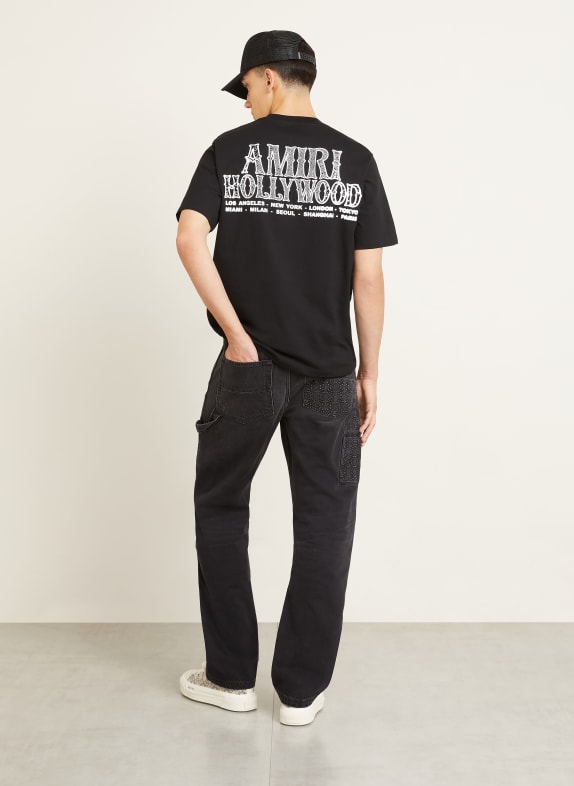 AMIRI T-shirt ZWART / WIT