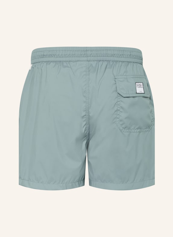 FEDELI Badeshorts MADEIRA BLAUGRAU