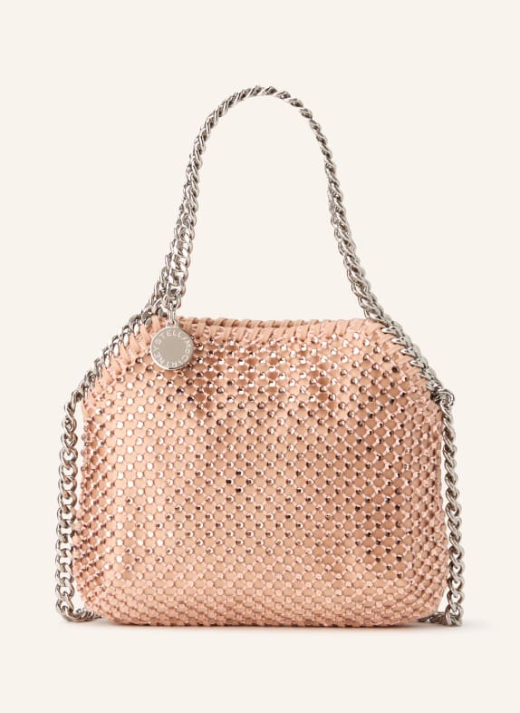 STELLA McCARTNEY FALABELLA shoulder bag with gemstones ROSE / SILVER