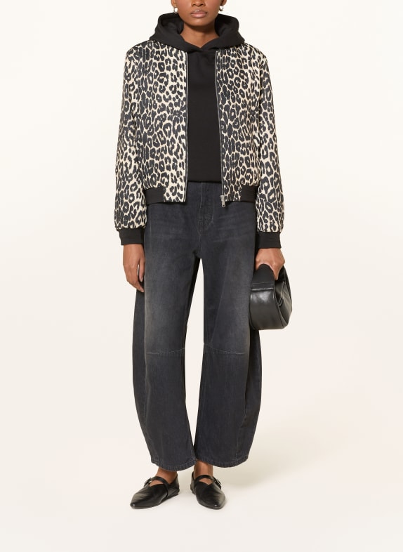 RINO & PELLE Bunda BANNER ČERNÁ / SVĚTLE HNĚDÁ