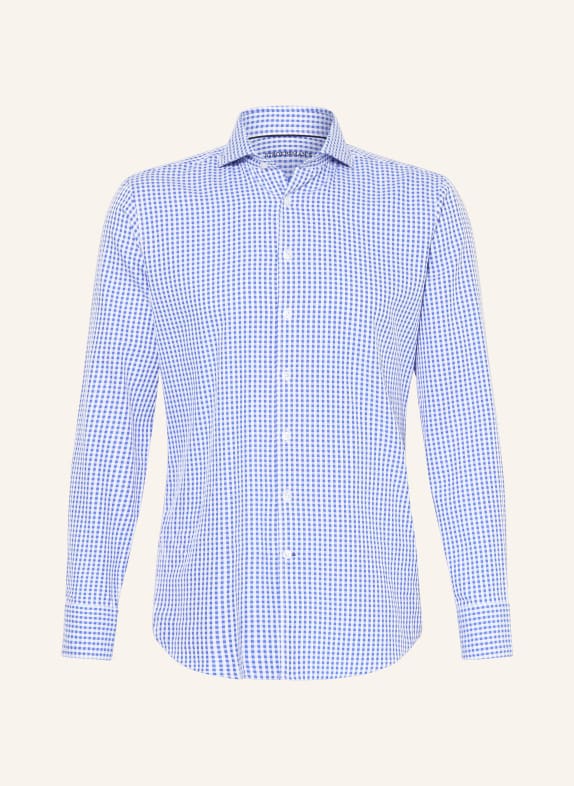 STROKESMAN'S Košile Comfort Fit MODRÁ / BÍLÁ