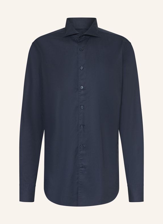 STROKESMAN'S Regular fit shirt DARK BLUE