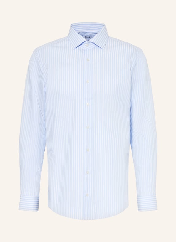 PAUL Shaped Fit Shirt WHITE / LIGHT BLUE