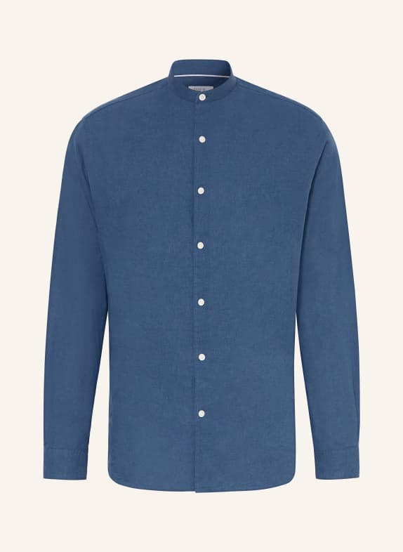 PAUL Hemd Comfort Fit mit Stehkragen DUNKELBLAU