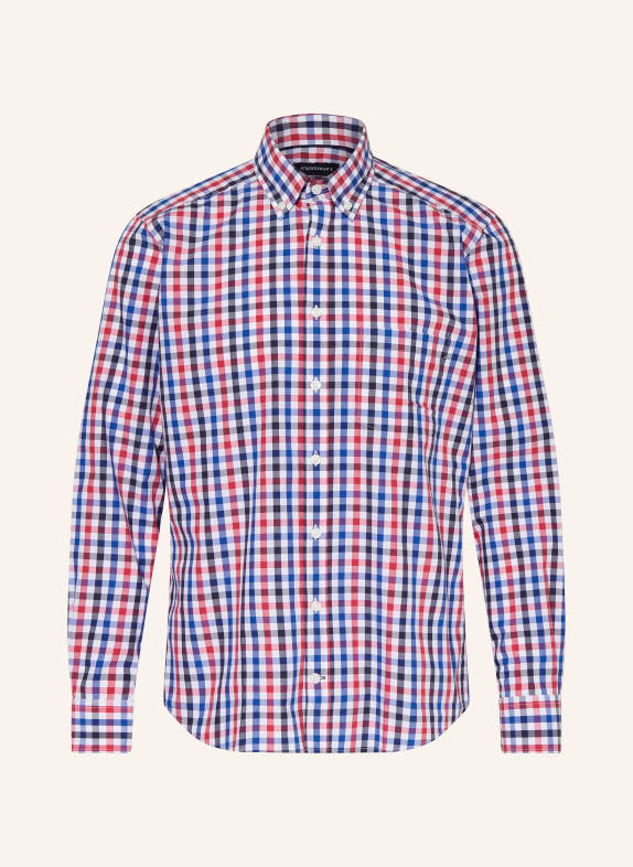 STROKESMAN'S Regular fit shirt WHITE / RED / BLUE