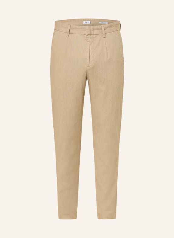 PAUL Chino Regular Fit mit Leinen KHAKI
